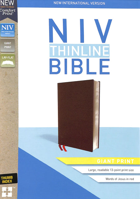 NIV Premium Gift Bible Burgundy Indexed (Red Letter Edition)