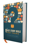 NIV, Quest Study Bible for Teens, Hardcover, Navy, Comfort Print:  The Question and Answer Bible