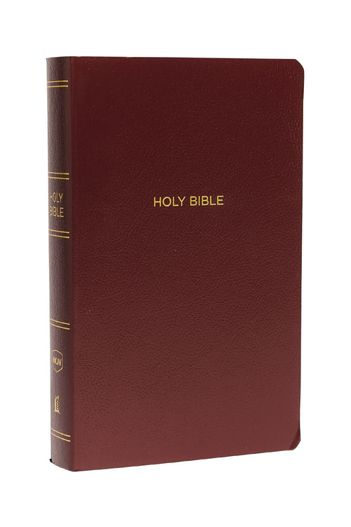 NKJV, Gift and Award Bible, Leather-Look, Burgundy, Red Letter, Comfort Print : Holy Bible, New King James Version