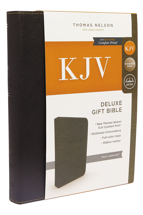 KJV Holy Bible: Deluxe Gift, Black Leathersoft, Red Letter, Comfort Print: King James Version : Holy Bible, King James Version