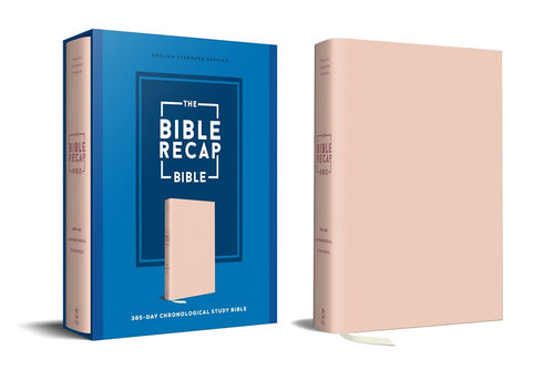 The Bible Recap 365-Day Chronological Study Bible : English Standard Version - Imitation Leather, Pink