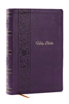 NKJV Bible: Personal Size Giant Print, Purple Leathersoft, Holy Bible, Red Letter, Comfort Print: New King James Version