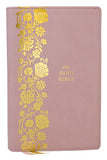 KJV Personal Size Large Print End-of-Verse Reference Bible, Pink Leathersoft, Red Letter, Comfort Print