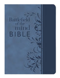 Battlefield of the Mind Bible, Blue LeatherLuxe® : Renew Your Mind Through the Power of God's Wor