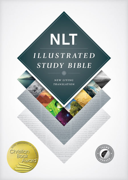 NLT Study Bible Large Print (Hardcover, Indexed, Red Letter)  (Large type / large print