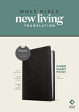 NLT Super Giant Print Bible Filament Enabled Edition Black (Red Letter Edition)