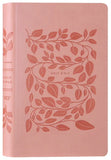 NLT Premium Value Thinline Bible, Filament-Enabled Edition, Dusty Pink Vines