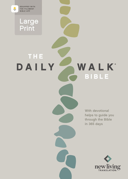 The Daily Walk Bible Large Print NLT, Filament Enabled (Softcover)