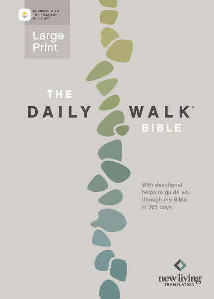 The Daily Walk Bible Large Print NLT, Filament Enabled (Softcover)