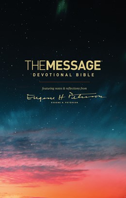 Message Devotional Bible (Black Letter Edition)