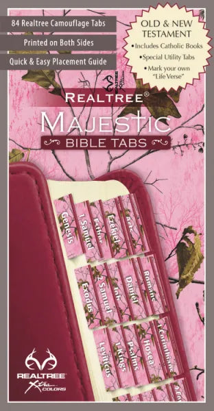 Pink and Blue Old and New Testament Bible Index Tabs