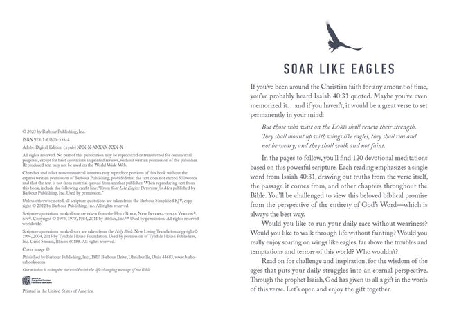 Soar Like Eagles : Devotions for Men
