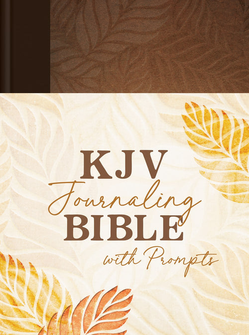 KJV Journaling Bible with Prompts [Copper Leaf]