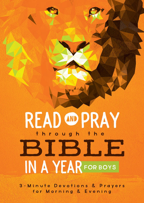 Read and Pray through the Bible in a Year for Boys : 3-Minute Devotions & Prayers for Morning & Evening
