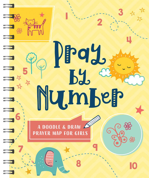Pray by Number (girls) : A Doodle and Draw Prayer Map for Girls