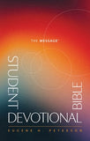 The Message Student Devotional Bible (Softcover)