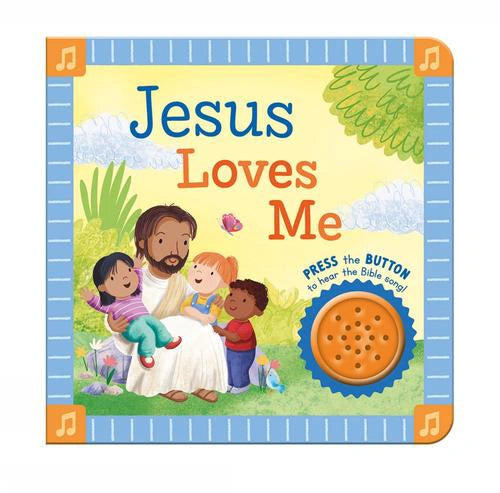 ROUND BUTTON SOUND BOOK - JESUS LOVES ME (FSC)
