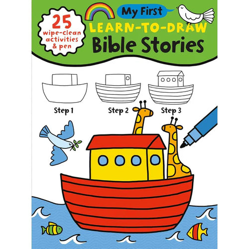HOW TO DRAW WIPE CLEAN BOOK - BIBLE