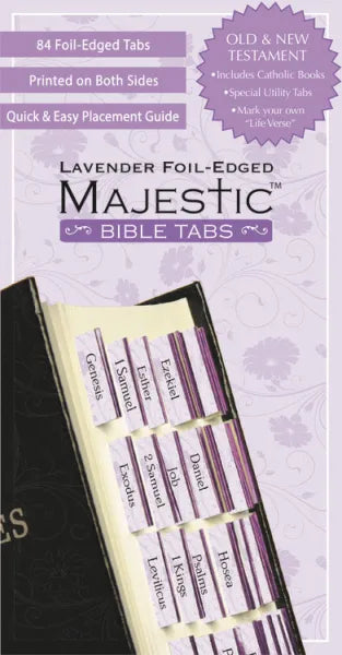 Majestic Traditional Silver-Edged Bible Tabs