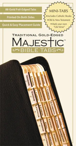 Majestic Traditional Silver-Edged Bible Tabs