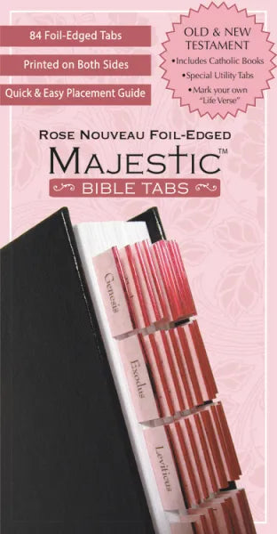 Majestic Traditional Silver-Edged Bible Tabs