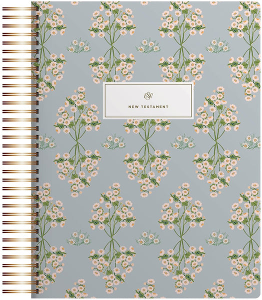 ESV Spiral-Bound Journaling Bible, New Testament (Hardcover, Cover Artwork by Lulie Wallace) - KI GIFTS