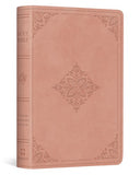 ESV Vest Pocket New Testament with Psalms and Proverbs, Red Letter (TruTone, Blush Rose, Fleur-de-lis Design)