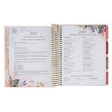 2027 Strength and Dignity 18-Month Spiral Planner with Elastic Closure - Proverbs 31:25