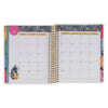2027 Thankful Grateful Blessed 18-Month Spiral Planner with Elastic Closure