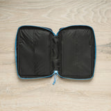 Strong and Courageous Blue Space Fashion Bible Cover - Joshua 1:9