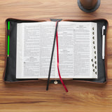 Trust Mottled Blush Faux Leather Fashion Bible Cover - Proverbs 3:5