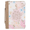 Thoughts I Think Towards You Pink Floral Bible Cover Jer29:11