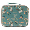 Be Still and Know Teal Two-fold Organizer Bible Case - Psalm 46:10 - KI Gifts Christian Supplies