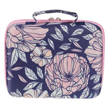 Everything Beautiful Navy Floral Two-fold Organizer Bible Case - Ecclesiastes 3:11
