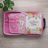 All Things Are Possible Navy Two-fold Organizer Bible Case - Matthew 19:26
