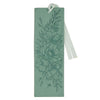 Faith Teal Floral Faux Leather Bookmark - 2 Corinthians 5:7