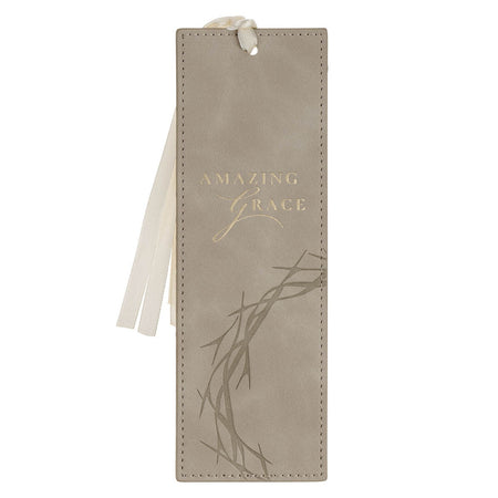 Faux Leather Bookmark - Strength & Dignity (Teal)