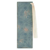 Be Still Teal Floral Faux Leather Bookmark - Psalm 46:10