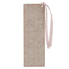Sufficient Grace Taupe Floral Faux Leather Bookmark - 2 Corinthians 12:9