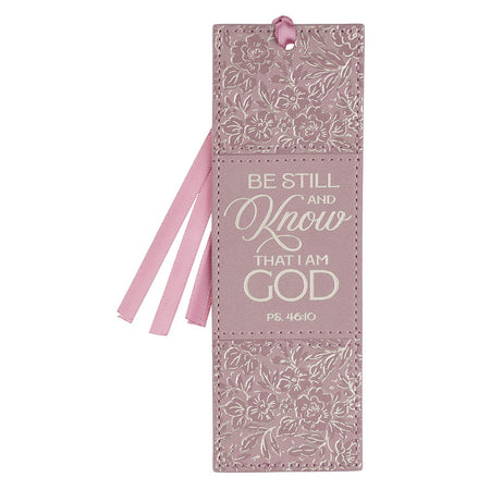Everything Beautiful Taupe Faux Leather Bookmark - Ecclesiastes 3:11