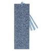 Strength and Dignity Blue Cottage Garden Faux Leather Bookmark - Proverbs 31:25
