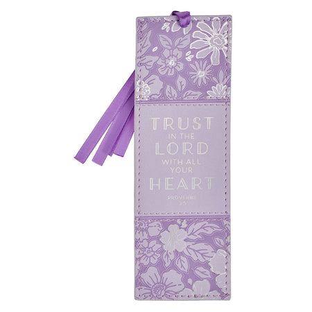 Everything Beautiful Taupe Faux Leather Bookmark - Ecclesiastes 3:11
