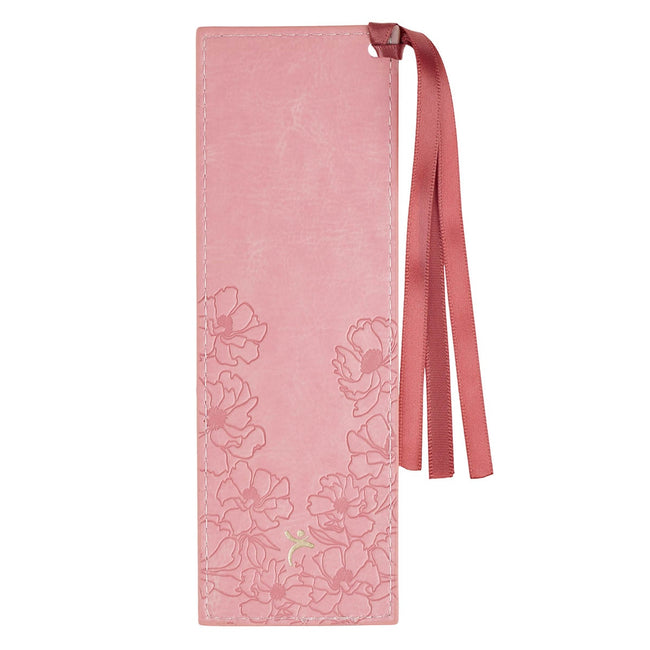 Amazing Grace Ballet Pink Faux Leather Bookmark