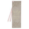 Everything Beautiful Taupe Faux Leather Bookmark - Ecclesiastes 3:11