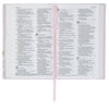 Blush Pink Hardcover NLT Keepsake Bible for Girls