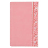 Pink Faux Leather NLT Baby Keepsake Bible for Girls