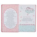 Pink Faux Leather NLT Baby Keepsake Bible for Girls