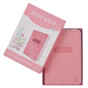 Pink Faux Leather NLT New Testament Keepsake Bible for Girls