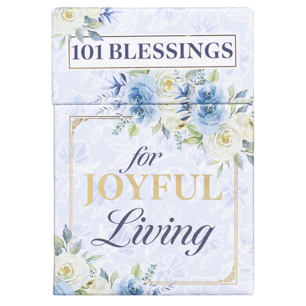 101 Blessings for Joyful Living Box of Blessings - KI Gifts Christian Supplies