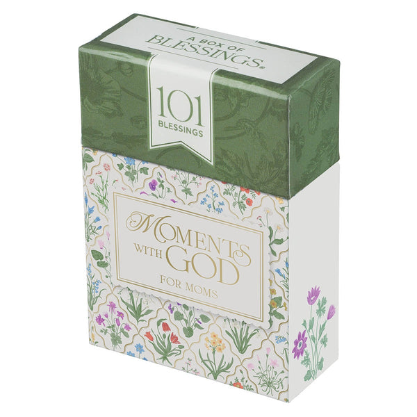 Wildflower 101 Moments With God For Moms Box of Blessings - KI Gifts Christian Supplies